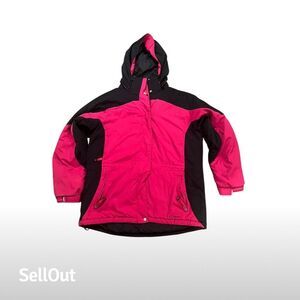 L.L.‎ Bean Women's Puffer Jacket Size L Multicolor Primaloft Winter Coat